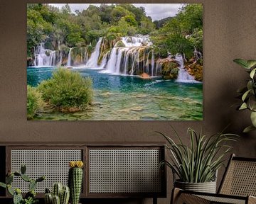 Krka watervallen van Tim Vlielander