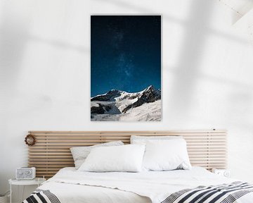 Melkweg boven Kleinvenediger, Oostenrijk van Kees Gort Fotografie