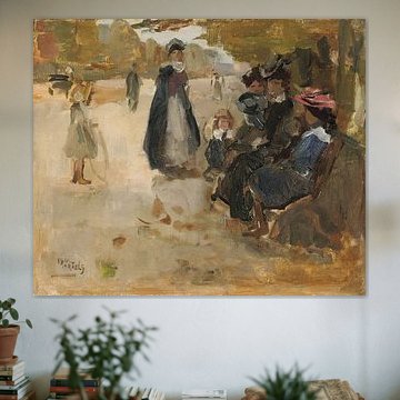 An Autumn Day in a Park Paris