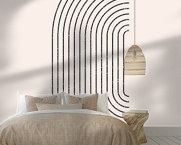 Bauhaus-Style Arches in Modern Monochrome by Dina Dankers