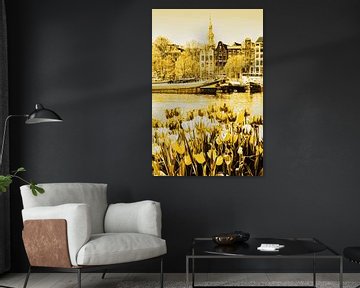 Binnenstad van  Amsterdam Goud
