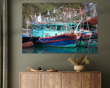 Vissersboot Vietnam van t.ART