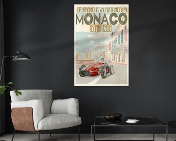 Monaco Grand Prix 1958 van Bert-Jan de Wagenaar