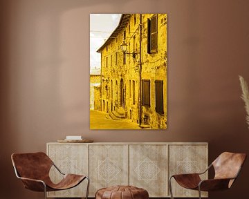 Goldene italienische Stadtbilder