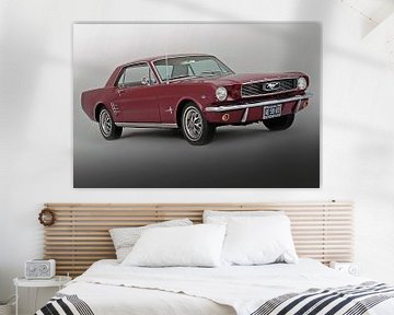 Ford Mustang Hardtop 1966 van Willem van Holten