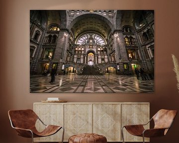 Antwerp Central Station by Wim Brauns