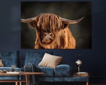 Fine art Scottish highlander with robust look by KB Design & Photography (Karen Brouwer)