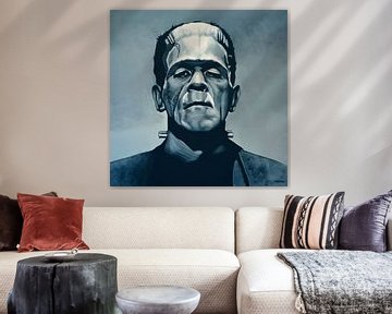 Boris Karloff alias Frankenstein schilderij