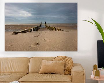 plage de la mer du Nord à Domburg