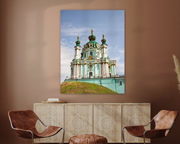 Saint Andrew's church in Kyiv, Ukraine by Caught By Light