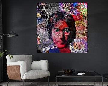 John Lennon von Rene Ladenius Digital Art