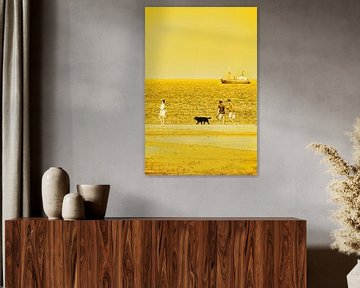 Gouden Strand Noordwijk aan Zee Nederland van Hendrik-Jan Kornelis