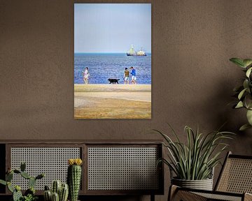 Strand Noordwijk aan Zee Nederland van Hendrik-Jan Kornelis