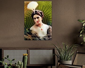 Kaleidoskopisches Porträt von Mata Hari