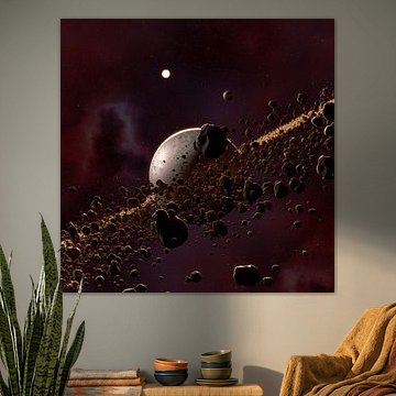 Space debris square format