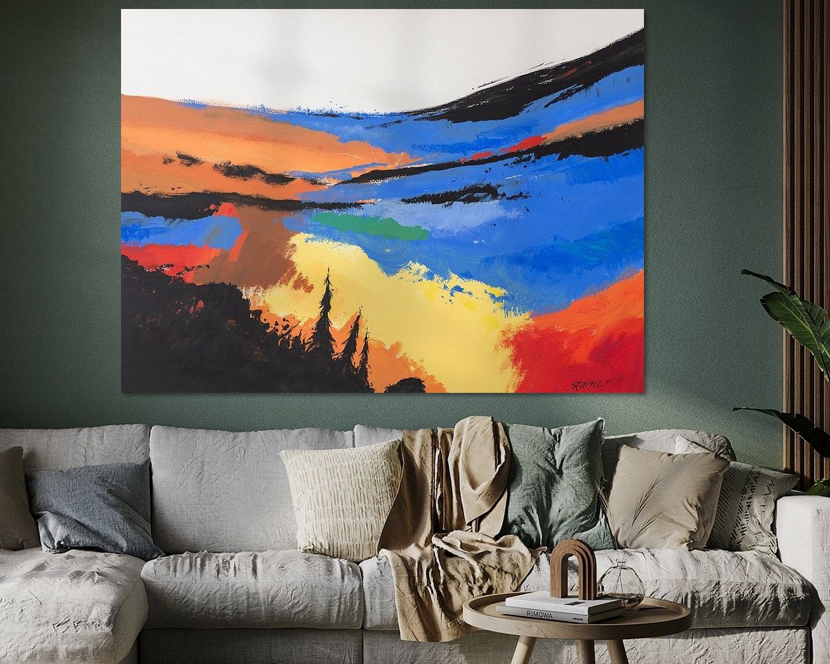 Example of the artwork in a room
