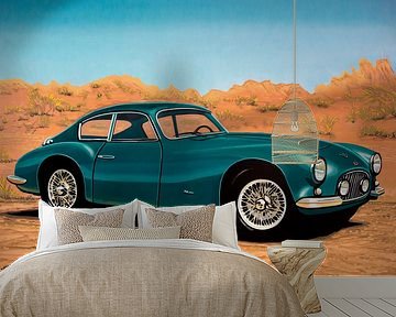 Fiat 8V Elaborata Zagato 1952 Schilderij