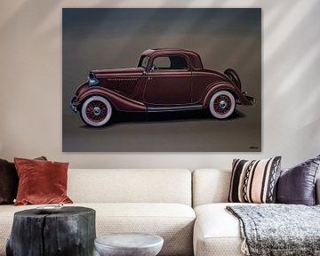 Ford 3 Window Coupe Schilderij