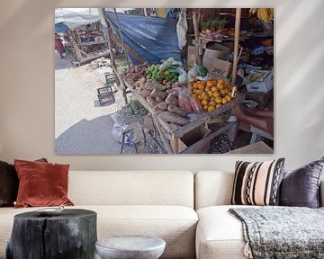 Marktstand in Black River (Jamaica) von t.ART