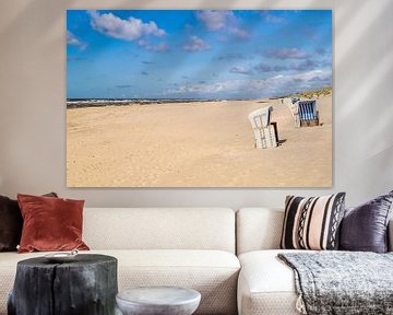 Beach chairs at the North Sea on Sylt by Animaflora PicsStock