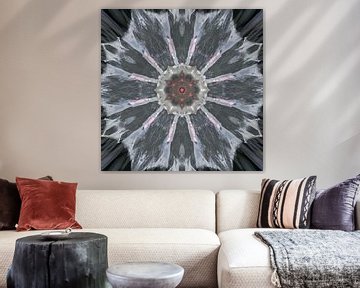 Abstract bloem patroon mandala van Maurice Dawson