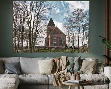 Mariakerk in Westerwijtwerd (provincie Groningen) van Annie Postma