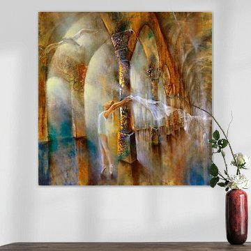 Seagull and dancer by Annette Schmucker