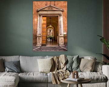 Door of museum Palazzo Venezia, Rome, Italy by Sebastian Rollé - travel, nature & landscape photography