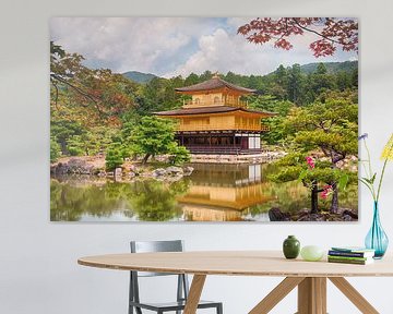 Temple d'or Kinkaku-ji, Kyoto, Japon sur Sebastian Rollé - travel, nature & landscape photography