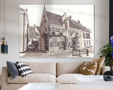 amersfoort house with ivy by djcartsupplies