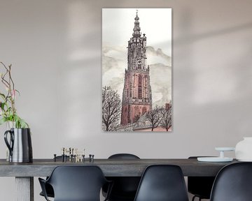 our dear lady tower amersfoort by djcartsupplies