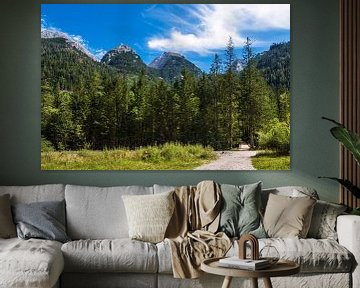 Landschaft im Klausbachtal im Berchtesgadener Land von Rico Ködder