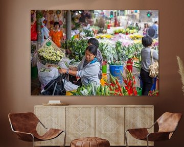 Hong Kong Flower Market by t.ART