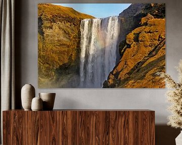 Wasserfall in Island von eddy Peelman