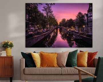 Sonnenaufgang in Amsterdam von Erik Hageman