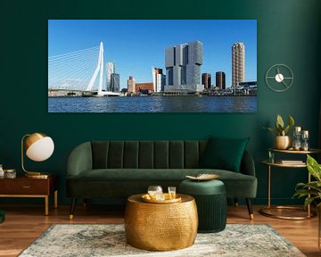 Skyline Rotterdam - Kop van Zuid van Mister Moret