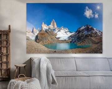 Fitz Roy with Laguna los tres by Dieter Meyrl