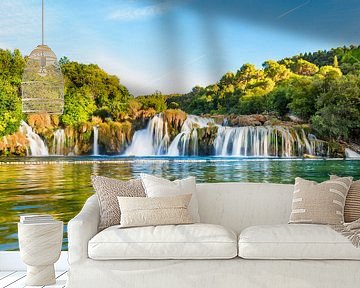 Krka waterval in Kroatië van Urlaubswelt
