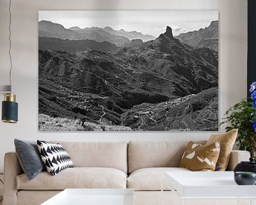 Gran Canaria (Zwart Wit) van t.ART