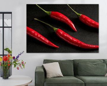4 Red peppers by Mister Moret