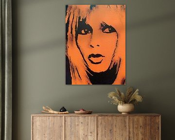 Brigitte Bardot - BB von Kathleen Artist Fine Art