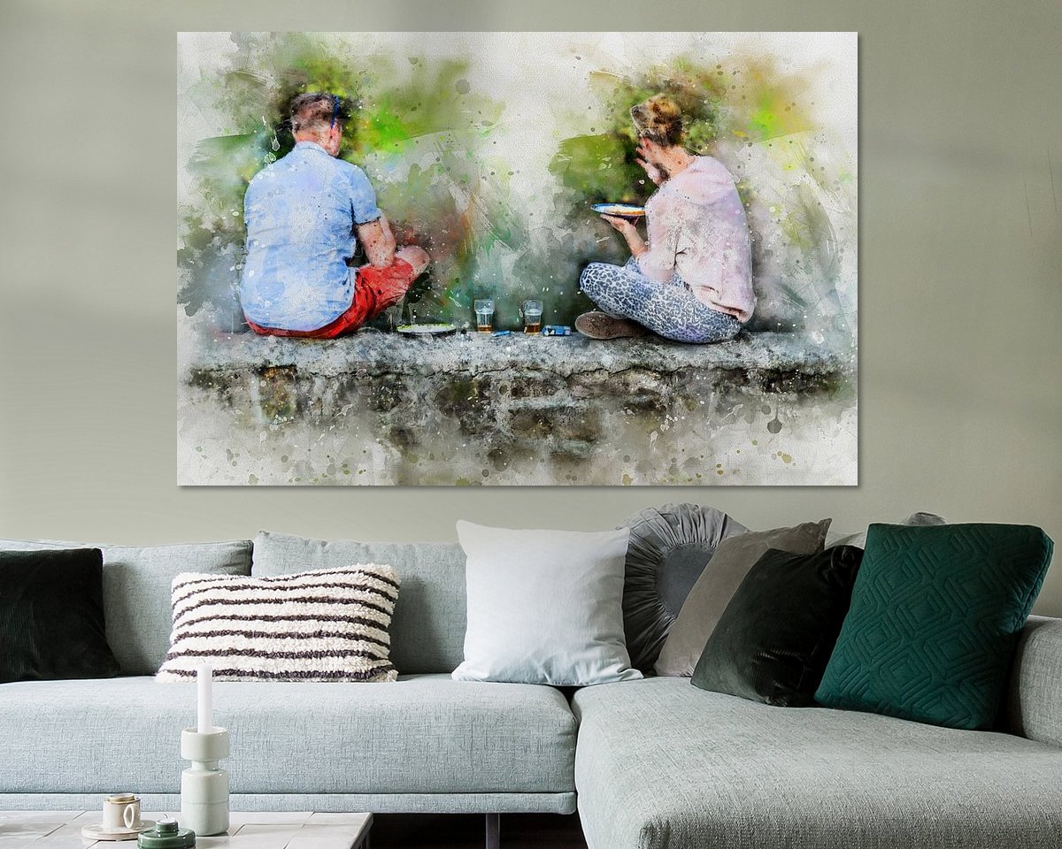 Example of the artwork in a room