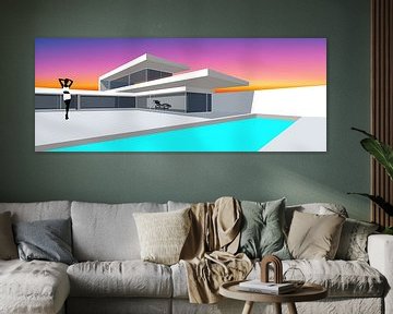 Hommage an Le Corbusier von Harry Hadders