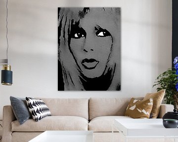 Brigitte Bardot BB sur Kathleen Artist Fine Art