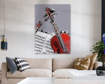 Violon musique art #violin sur JBJart Justyna Jaszke