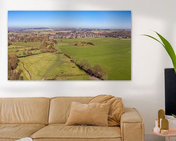 Luchtfoto van het Geuldal in Zuid-Limburg van John Kreukniet