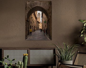 Stadswandeling in San Gimignano van Denis Feiner