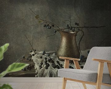 can with berries by Carolien van Schie