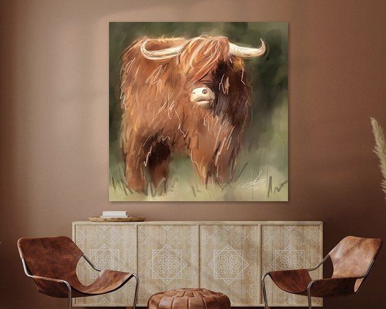 Example of the artwork in a room