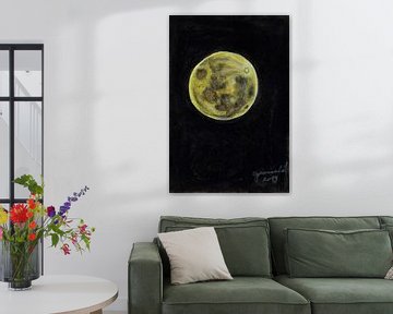 Goldener Mond von Celeste Groenewald